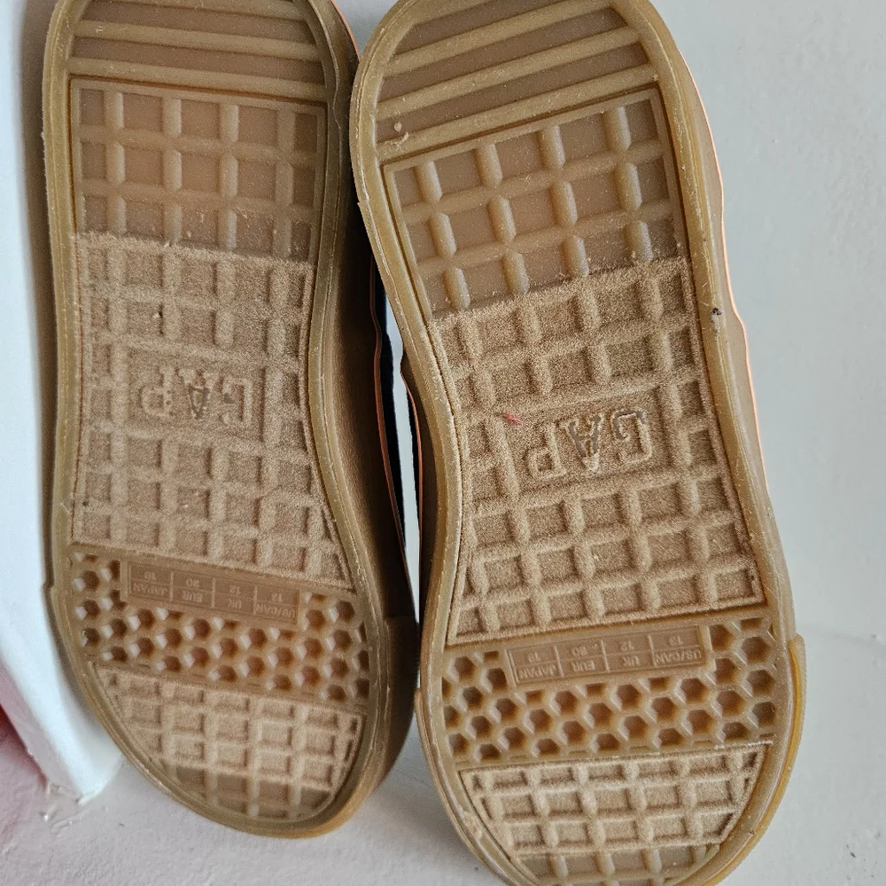Gap Kids Embroidered Palm Trees Canvas Slip On Shoes Sz 13